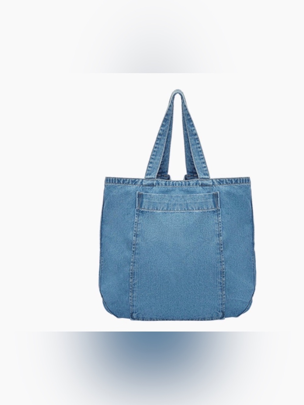 SUMMER & ROSE Oversized Tote Bag DENIM